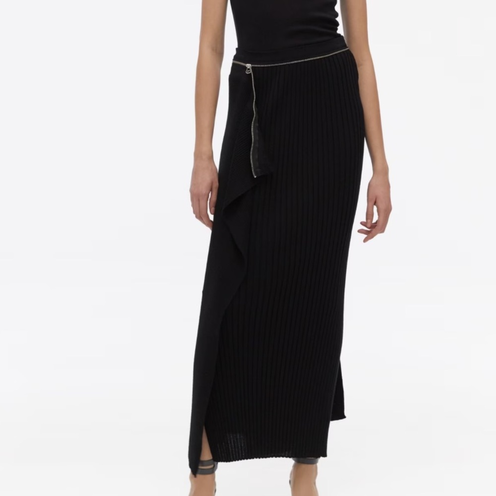 Helmut Lang Runway Layered Wool Skirt - Picture 1 of 12